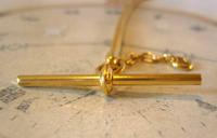 Vintage Pocket Watch Chain 1970s 12ct Gold Plated Snake Link Albert & T Bar (8 of 9) Vintage Pocket Watch Chain 1970s 12ct Gold Plated Snake Link Albert & T Bar (8 of 9)