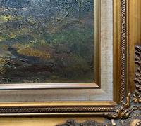 Large Early 20th Century Antique English Autumn Countryside Landscape Oil Painting (10 of 11) Large Early 20th Century Antique English Autumn Countryside Landscape Oil Painting (10 of 11)
