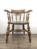 19th Century Beech and Elm Smoker’s Bow Chair (3 of 12) 19th Century Beech and Elm Smoker’s Bow Chair (3 of 12)