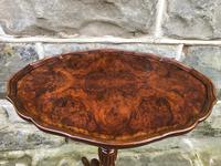 Antique Burr Walnut Tripod Wine Table (3 of 4) Antique Burr Walnut Tripod Wine Table (3 of 4)