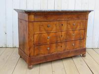 Antique Burr Walnut & Marble Top Chest Of Drawers (9 of 9) Antique Burr Walnut & Marble Top Chest Of Drawers (9 of 9)