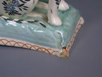 Pretty Pair of Early Victorian Staffordshire Cats on Cushions (7 of 12) Pretty Pair of Early Victorian Staffordshire Cats on Cushions (7 of 12)