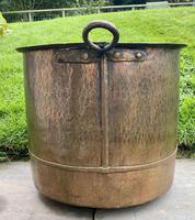 Large Sturdy Solid Copper Bin c.1900 (9 of 11) Large Sturdy Solid Copper Bin c.1900 (9 of 11)
