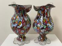 2 Beautiful Italian Murano Fratelli & Torso Millefiori Glass Vases (3 of 34) 2 Beautiful Italian Murano Fratelli & Torso Millefiori Glass Vases (3 of 34)