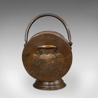Antique Coal Scuttle, English, Copper, Brass, Fireside Bin, Victorian c.1900 (7 of 9) Antique Coal Scuttle, English, Copper, Brass, Fireside Bin, Victorian c.1900 (7 of 9)