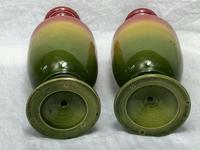 2 Fine Antique Victorian Art Nouveau Small Pottery Round Vases (6 of 8) 2 Fine Antique Victorian Art Nouveau Small Pottery Round Vases (6 of 8)