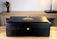 George V John Peck Black Morocco Leather Despatch Box (11 of 12) George V John Peck Black Morocco Leather Despatch Box (11 of 12)