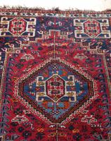Vintage Persian Handmade Rug with a Vibrant Red & Blue Ground (3 of 8) Vintage Persian Handmade Rug with a Vibrant Red & Blue Ground (3 of 8)