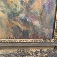 Antique oil painting portrait of young girl in ornate gesso frame signed William Patrick (5 of 8) Antique oil painting portrait of young girl in ornate gesso frame signed William Patrick (5 of 8)