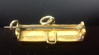 Art Deco gold plated turquoise bead pendant brooch (5 of 6) Art Deco gold plated turquoise bead pendant brooch (5 of 6)