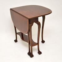 Antique Burr Walnut Drop Leaf Dining Table (7 of 11) Antique Burr Walnut Drop Leaf Dining Table (7 of 11)