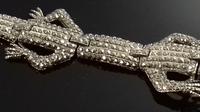 Art Deco Marcasite Ruby Paste Lizard Bracelet (12 of 16) Art Deco Marcasite Ruby Paste Lizard Bracelet (12 of 16)