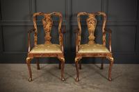 Pair of Chinoiserie Japanned Armchairs (9 of 16) Pair of Chinoiserie Japanned Armchairs (9 of 16)