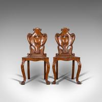 Pair of Antique Shield Back Chairs, Scottish, Oak, Hall Seat, Victorian c.1880 (6 of 12) Pair of Antique Shield Back Chairs, Scottish, Oak, Hall Seat, Victorian c.1880 (6 of 12)