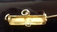 Art Deco gold plated turquoise bead pendant brooch (3 of 6) Art Deco gold plated turquoise bead pendant brooch (3 of 6)