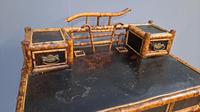 Victorian Lacquered Bamboo Desk (4 of 6) Victorian Lacquered Bamboo Desk (4 of 6)