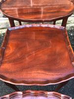 Antique Mahogany Nest of 3 Tables (7 of 8) Antique Mahogany Nest of 3 Tables (7 of 8)