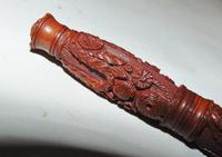 Victorian carved coquilla nut needle case (2 of 5) Victorian carved coquilla nut needle case (2 of 5)