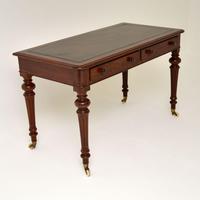 Antique William IV Mahogany Leather Top Writing Table / Desk (10 of 12) Antique William IV Mahogany Leather Top Writing Table / Desk (10 of 12)