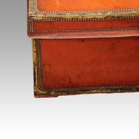 Regency Red Leather Camphorwood Trunk (4 of 8) Regency Red Leather Camphorwood Trunk (4 of 8)