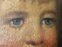 Victorian 19th Century Oil Painting Portrait "Blue Eyes" Blonde Boy (7 of 12) Victorian 19th Century Oil Painting Portrait "Blue Eyes" Blonde Boy (7 of 12)