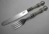 Antique 1849 Solid Sterling Silver English Victorian Christening / Childs Pair Knife & Fork Set. Albert Pattern (3 of 8) Antique 1849 Solid Sterling Silver English Victorian Christening / Childs Pair Knife & Fork Set. Albert Pattern (3 of 8)