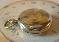 Antique Pocket Watch Chain Compass Fob 1910 Edwardian French Silver Nickel Fob (7 of 8) Antique Pocket Watch Chain Compass Fob 1910 Edwardian French Silver Nickel Fob (7 of 8)