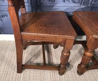 Pair of Victorian Oak Hall Chairs (14 of 17) Pair of Victorian Oak Hall Chairs (14 of 17)