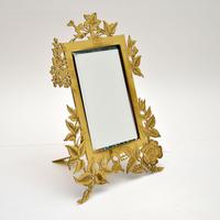 Antique Art Nouveau Brass Table Top Mirror / Picture Frame (2 of 7) Antique Art Nouveau Brass Table Top Mirror / Picture Frame (2 of 7)
