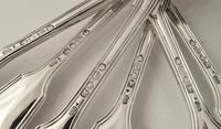 Fine Set of 6 Antique Silver Fiddle & Thread Pattern Dinner Forks George Adams London 1857 (5 of 6) Fine Set of 6 Antique Silver Fiddle & Thread Pattern Dinner Forks George Adams London 1857 (5 of 6)