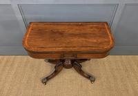 Regency Period Inlaid Rosewood Card Table (11 of 20) Regency Period Inlaid Rosewood Card Table (11 of 20)