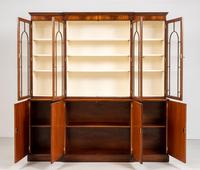 Regency Style 4 Door Breakfront Mahogany Bookcase (7 of 9) Regency Style 4 Door Breakfront Mahogany Bookcase (7 of 9)