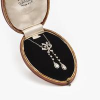 Antique Belle Epoque Gold Platinum & Diamond Pendant c.1910 (3 of 7) Antique Belle Epoque Gold Platinum & Diamond Pendant c.1910 (3 of 7)