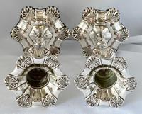 Very Good Quality Silver Plated Sheffield Candlesticks c.1850 (2 of 6) Very Good Quality Silver Plated Sheffield Candlesticks c.1850 (2 of 6)