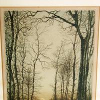 'Moonrise' Colour Etching by Eugène Delâtre (3 of 8) 'Moonrise' Colour Etching by Eugène Delâtre (3 of 8)