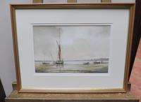 Watercolour evening by the river Denham Listed artist Alan Whitehead (9 of 10) Watercolour evening by the river Denham Listed artist Alan Whitehead (9 of 10)