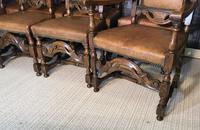 Quality Set of Eight Carolean Style Oak Dining Chairs (7 of 22) Quality Set of Eight Carolean Style Oak Dining Chairs (7 of 22)