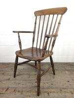 Antique 19th Century Beech & Elm Windsor Armchair (10 of 13) Antique 19th Century Beech & Elm Windsor Armchair (10 of 13)