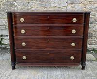 Regency Mahogany Bow Fronted Column Chest of Drawers (2 of 21) Regency Mahogany Bow Fronted Column Chest of Drawers (2 of 21)
