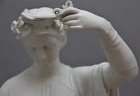 19th Century Parian Figure of the Lady with the Lamp (6 of 9) 19th Century Parian Figure of the Lady with the Lamp (6 of 9)