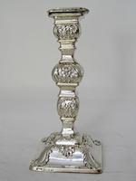 Pair of Ornate Late Victorian Silver Candlesticks (3 of 7) Pair of Ornate Late Victorian Silver Candlesticks (3 of 7)