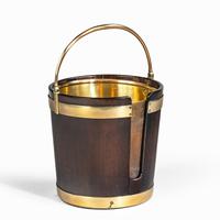 A George III mahogany and brass-bound plate bucket (2 of 6) A George III mahogany and brass-bound plate bucket (2 of 6)