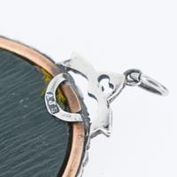 Antique Edwardian Paste Large Silver and Rose Gold Oval Locket Pendant in Box / Boxed (8 of 10) Antique Edwardian Paste Large Silver and Rose Gold Oval Locket Pendant in Box / Boxed (8 of 10)