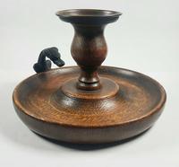 Rare Stunning 18th Century Oak & Bronze Hunting Dog Handle Chamberstick c.1770 (6 of 13) Rare Stunning 18th Century Oak & Bronze Hunting Dog Handle Chamberstick c.1770 (6 of 13)