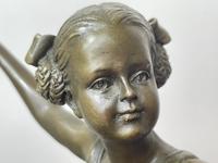 Charming German Art Deco Style Bronze Sculpture Dancing Young Ballerina Girl (12 of 24) Charming German Art Deco Style Bronze Sculpture Dancing Young Ballerina Girl (12 of 24)