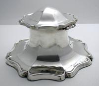 Superb Large 1915 Solid Sterling Silver Antique Capstan Inkwell, Martin Hall & Co. English Hallmarked (3 of 12) Superb Large 1915 Solid Sterling Silver Antique Capstan Inkwell, Martin Hall & Co. English Hallmarked (3 of 12)