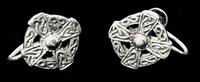 Pair of Silver Iona Celtic Silver Earrings by John Hart (4 of 4) Pair of Silver Iona Celtic Silver Earrings by John Hart (4 of 4)