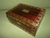 QUALITY Inlaid Regency Rosewood Jewellery Box + Tray. c1830 (5 of 15) QUALITY Inlaid Regency Rosewood Jewellery Box + Tray. c1830 (5 of 15)
