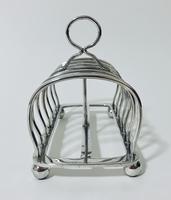 Large Antique Six Division Solid Silver Toast Rack (5 of 10) Large Antique Six Division Solid Silver Toast Rack (5 of 10)