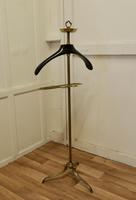 French Art Deco Gentleman’s Floor Standing Brass Suit Hanger or Dumb Valet (5 of 5) French Art Deco Gentleman’s Floor Standing Brass Suit Hanger or Dumb Valet (5 of 5)